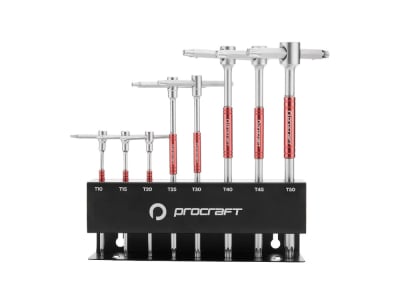 PROCRAFT Torx Set T-Handle mit Wandhalterung