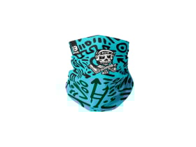 MALDITA BUENA SUERTE Multifunktionstuch Run or Die | blau