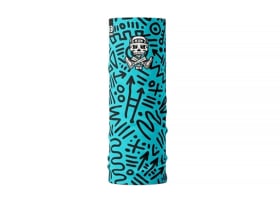 MALDITA BUENA SUERTE Multifunktionstuch Run or Die | blau