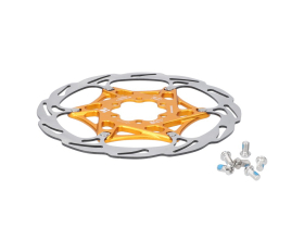 FORMULA Bremsscheibe zweiteilig 6-Loch | 160 mm | gold