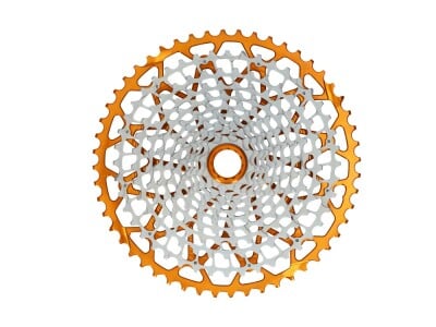 GARBARUK Kassette 12-fach GEN2.0 MTB | 10-52 Zähne | Shimano Micro Spline | orange