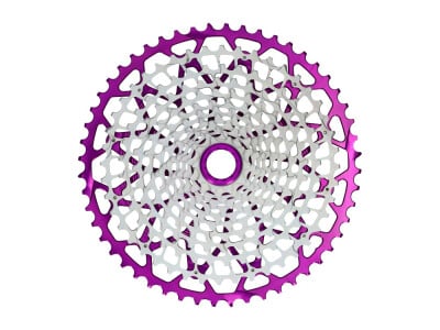 GARBARUK Kassette 12-fach GEN2.0 MTB | 10-52 Zähne | Shimano Micro Spline | lila