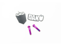 OAK COMPONENTS Titanium Bolts for Sram Handlebar Clamp M5 x 25 mm | 2 pieces | purple