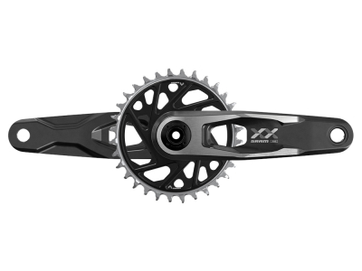 SRAM XX DH Transmission Crankset | 55 mm Chainline | DUB Wide Spindle | black 155 mm