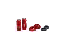 BBB CYCLING CoreCap Valve Caps 2 pieces | red