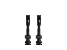 BBB CYCLING Tubeless Valve CoreCap AL 2 pieces | black