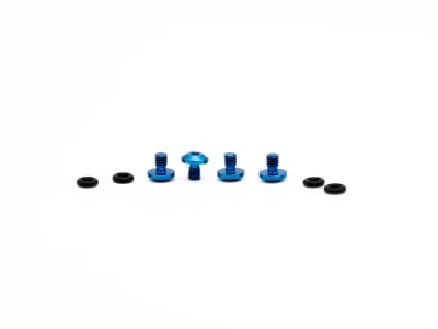 OAK COMPONENTS Titanium Bolts for Sram Bleedport Mineral Oil | 4 pieces | blue