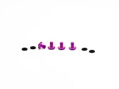 OAK COMPONENTS Titanium Bolts for Sram Bleedport Mineral Oil | 4 pieces | purple