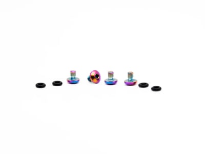 OAK COMPONENTS Schrauben Titan für Sram Bleedport Mineralöl | 4 Stück | oilslick