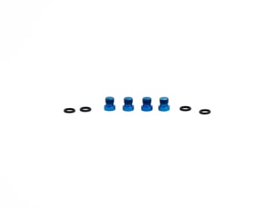 OAK COMPONENTS Titanium Bolts for Sram Bleedport DOT | 4 pieces | blue