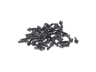 SAPIM Spoke Nipple Polyax Double Square XL aluminum 2 mm | 16 mm black