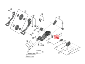 SHIMANO P-Axle for Rear Derailleur | XTR RD-M9000 / Deore...