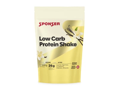 SPONSER Protein Drink Powder Low Carb Protein Shake Vanilla | 500g Bag