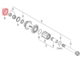 SHIMANO Abdeckkappe für Center Lock Aufnahme