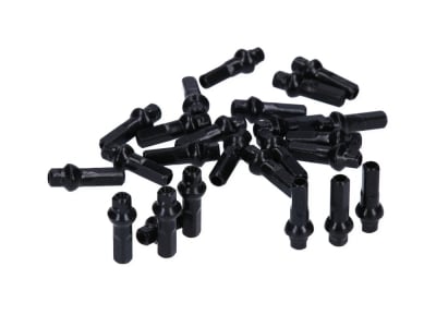 SAPIM Speichennippel Polyax Double Square Aluminium 2 mm | 16 mm schwarz