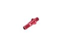 SAPIM Speichennippel Polyax Double Square Aluminium 2 mm | 16 mm rot