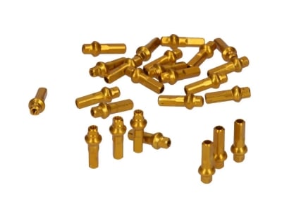 SAPIM Spoke Nipple Polyax Double Square Aluminum 2 mm | 16 mm gold