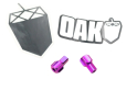 OAK COMPONENTS Titanium Adjustment Screws for SRAM Brakes | 2 pieces | purple