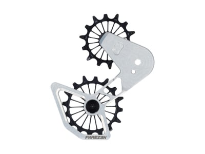 FRAEZEN Rear Derailleur Cage System KAEFIG DH | for SRAM Eagle Transmission | black / silver