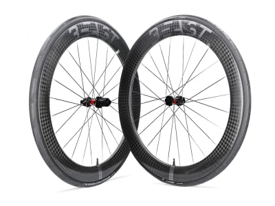 R2BIKE Wheelset 28" Disc RR | DT Swiss 240 EXP Straightpull Center Lock hubs | Beast Components RX60 Carbon | Shimano Road | Continental Tire | Sapim CX-Ray
