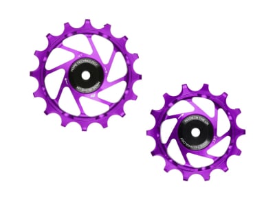 HOPE Derailleur Pulley Set Jockey Wheels 14/16 Teeth | purple