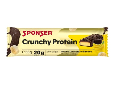 SPONSER Protein Bar Crunchy Protein Chocolate-Banana | 55g Bar