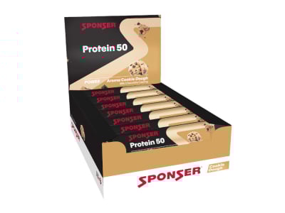 SPONSER Protein Bar Protein 50 Cookie Dough 50g | 20 Bar Box