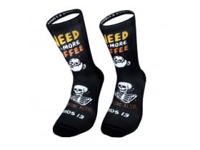 MALDITA BUENA SUERTE Socks Coffee Time | black