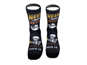 MALDITA BUENA SUERTE Socks Coffee Time | black