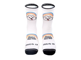 MALDITA BUENA SUERTE Socks Nice Day | white