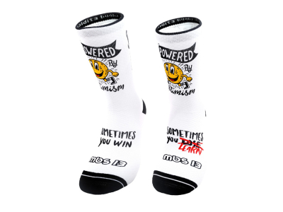 MALDITA BUENA SUERTE Socks Optimism | white M | 39-40