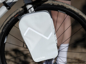 CYCLITE Fork Bag 01 left | 3,1 liter | light grey