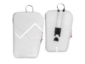 CYCLITE Fork Bag 01 Set | 2x 3,1 liter | light grey