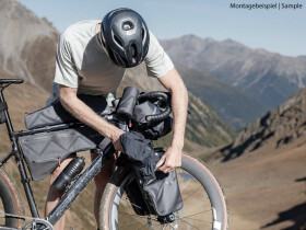 CYCLITE Fork Bag 01 Set | 2x 3,1 liter | light grey