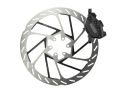 SRAM Scheibenbremse Maven Silver Stealth B1 | schwarz eloxiert Set | Vorderrad und Hinterrad