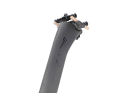 DARIMO Seatpost for Cannondale SuperSix EVO LAB71 | UD matt | black | 15 mm offset | Aero 400 mm