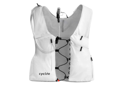 CYCLITE Hydration Vest 01 Set | 5 Liter | including 2 Liter Hydration Bladder | light grey M/L (170 - 200 cm)