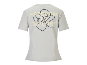 SCOTT T-Shirt Damen Backprint | spray grey