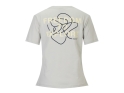 SCOTT T-Shirt Damen Backprint | spray grey XS