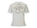 SCOTT T-Shirt Damen Backprint | spray grey M