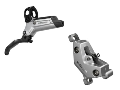 SRAM Disc Brake Motive Ultimate stealth V2 | 4 Piston Clear Anodized Front Wheel