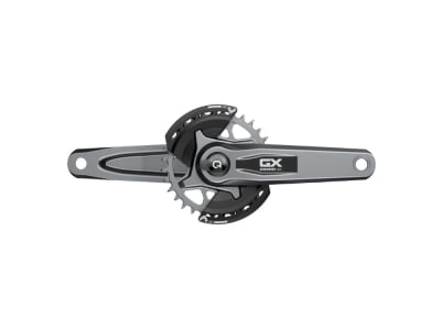 SRAM GX Eagle Transmission Power Meter DUB Kurbel | 55 mm Kettenlinie 174 mm Q-Faktor | grau