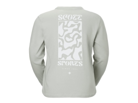 SCOTT Langarmshirt Graphic | spray grey