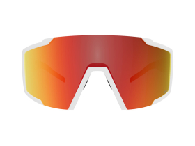 SCOTT Sunglasses Shield white matt / AMP red chrome