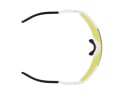 SCOTT Sonnenbrille Shield white matt / AMP red chrome