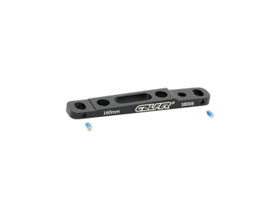 GALFER Adapter Flatmount front | black