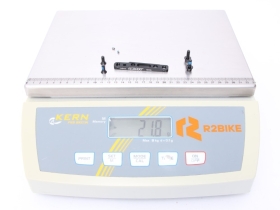 GALFER Adapter Flatmount front  | schwarz