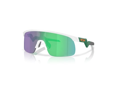 OAKLEY Junior Sonnenbrille Resistor Matte White | Prizm Jade OJ9010-3323