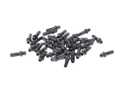 SAPIM Spoke Nipple Polyax Double Square Secure Lock Aluminium 2 mm | 16 mm | black