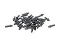 SAPIM Spoke Nipple Polyax Double Square Secure Lock Aluminium 2 mm | 16 mm | black